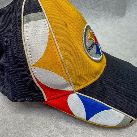 Pittsburgh‎ Steelers Hat Cap Strap Back NFL Football Mens One Size Reebok - Picture 4 of 7